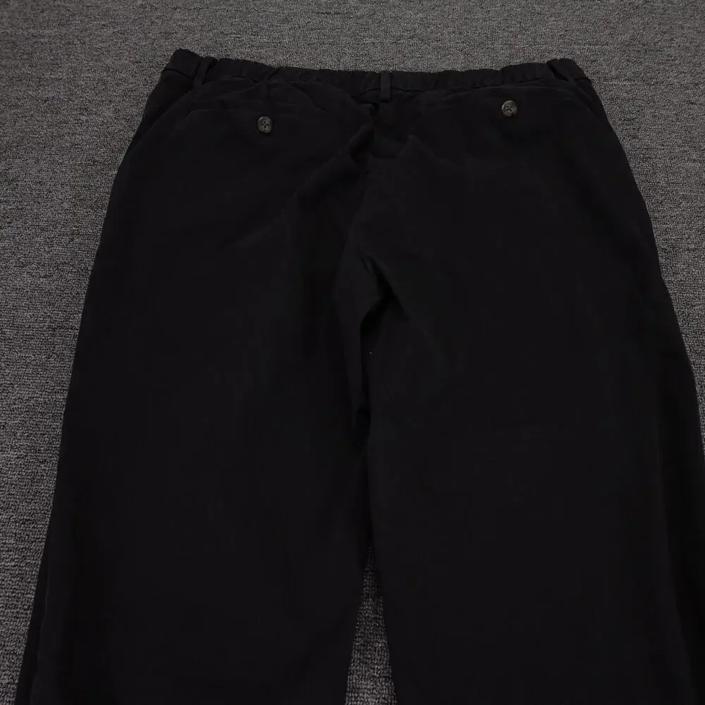 Bearbottom Pants Mens XL 30 Black Stretch Chino Elastic Waist Casual Workwear